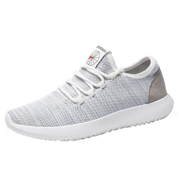 Men Mesh Round Breathable  Flat Sneakers Running Shoes Casual Shoes