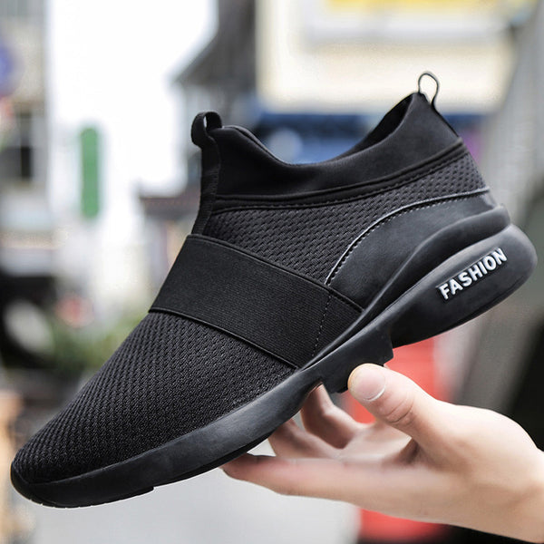 Men's Fashion Sneakers Beathable Mesh Shoes Wild Slip-on Casual Shoes