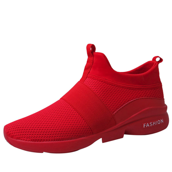 Men's Fashion Sneakers Beathable Mesh Shoes Wild Slip-on Casual Shoes