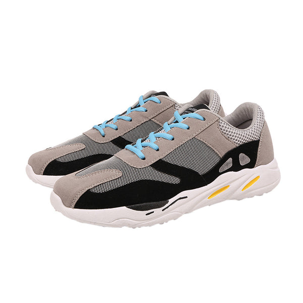 Men's Casual Sport Shoes Patchwork Breathable Lace-up Sneakers